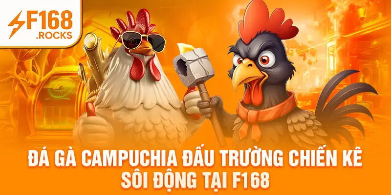Đá Gà Campuchia Đấu Trường Chiến Kê Sôi Động Tại F168