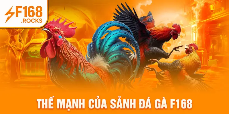 Thế mạnh của sảnh đá gà F168